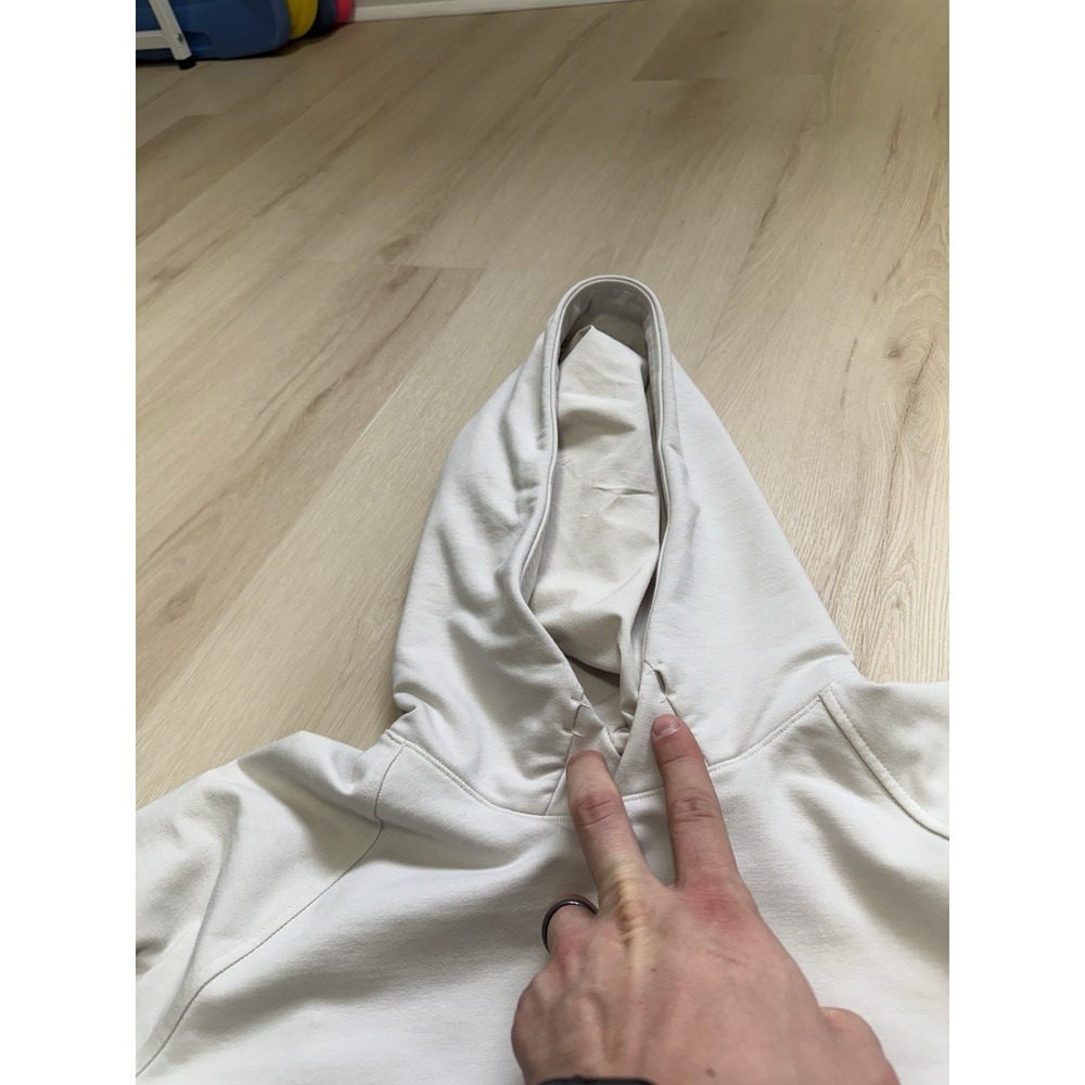 Lululemon Hoodie Women's Medium Off White Pullover Sweatshirt Scuba - Picture 6 of 7